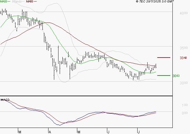 DASSAULT SYSTEMES SA : Les signaux haussiers sont intacts