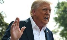 Le président américain Donald Trump, à la Maison Blanche à Washington le 11 juillet 2025 ( AFP / ANDREW CABALLERO-REYNOLDS )