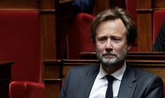 Le chef des députés socialistes Boris Vallaud à l'Assemblée nationale, à Paris, le 6 mai 2026 ( AFP / STEPHANE DE SAKUTIN )
