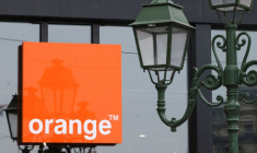Photo du logo de l'opérateur de télécommunications français Orange