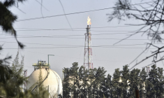 Un complexe gazier à Baraki (Algérie), en 2022 ( AFP / RYAD KRAMDI )