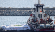 Le navire Open Arms quitte le port de Larnaca avec de l'aide humanitaire pour Gaza