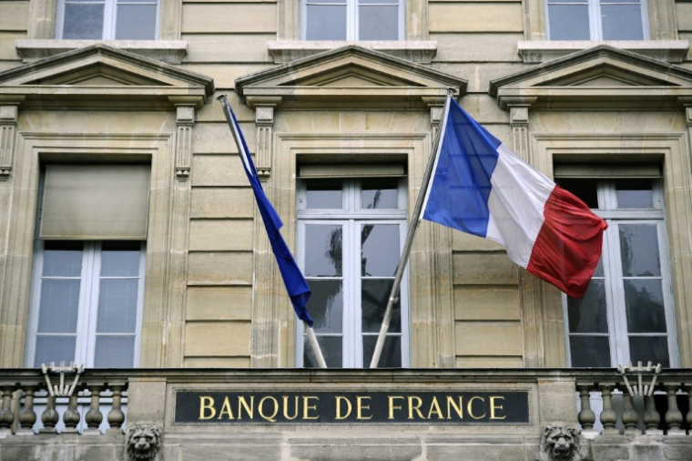 la Banque de France a nettement abaissé mardi sa prévision de croissance pour 2026, en tablant désormais sur une croissance nulle au deuxième trimestre ( AFP / Lionel BONAVENTURE )