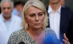 Stéphanie Rist, à Paris, le 25 juin 2026 ( AFP / DIMITAR DILKOFF )
