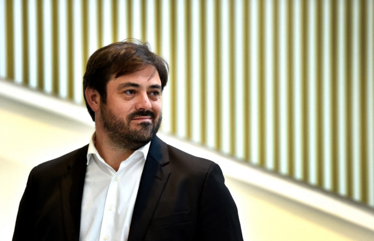 Le PDG de Fnac Darty, Enrique Martinez, le 22 février 2018 ( AFP / GERARD JULIEN )