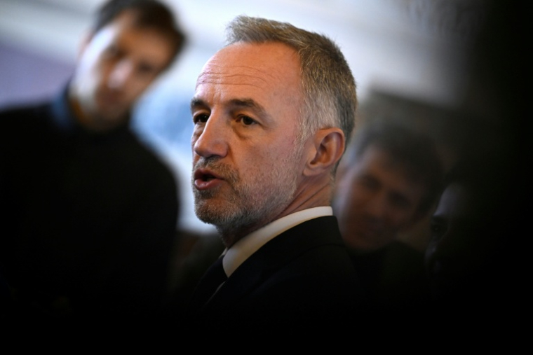 Le maire de Paris Emmanuel Grégoire, le 29 mars 2026, à Paris ( AFP / JULIEN DE ROSA )