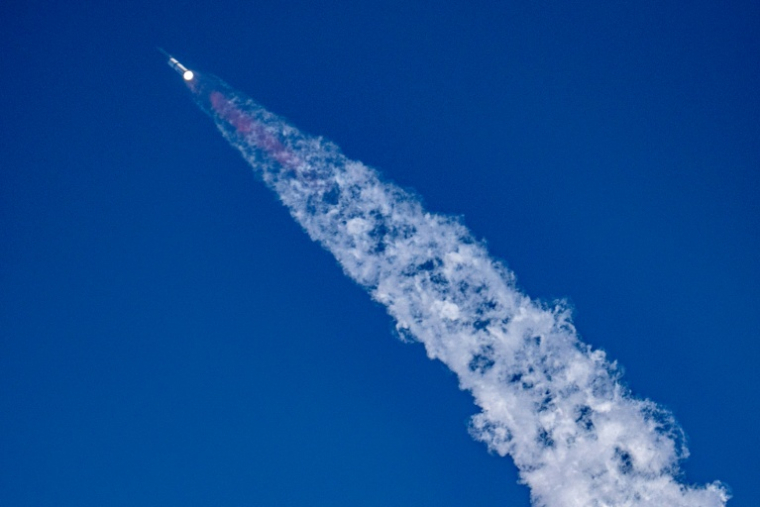 La fusée Starship de SpaceX décolle depuis Starbase, au Texas, le 27 mai 2025 ( AFP / Sergio FLORES )