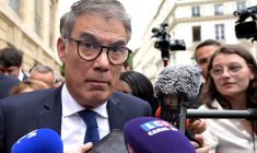 Olivier Faure à Paris, le 9 juillet 2024. ( AFP / BERTRAND GUAY )