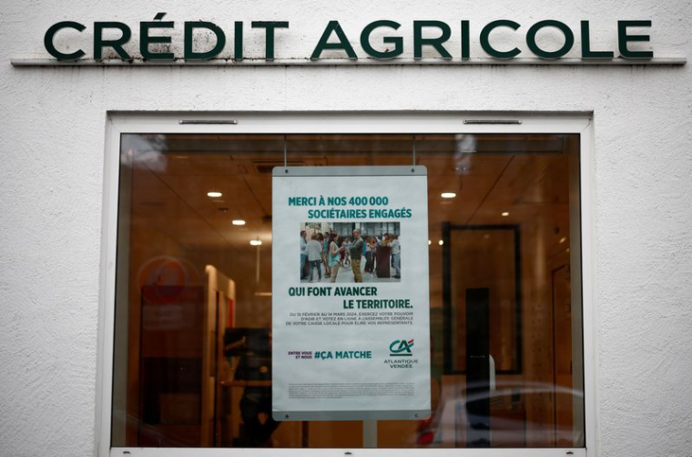 Le logo du Crédit Agricole à Nantes