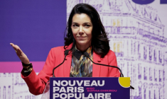 La candidate de La France Insoumise aux municipales à Paris, Sophia Chikirou, le 30 janvier 2026 à Paris ( AFP / STEPHANE DE SAKUTIN )