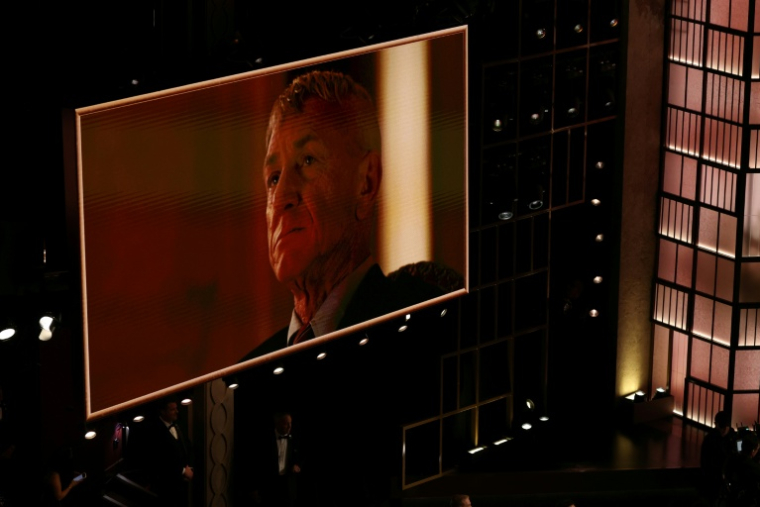 Une photo de Sean Penn le 15 mars 2026 à Hollywood ( AFP / Patrick T. Fallon )