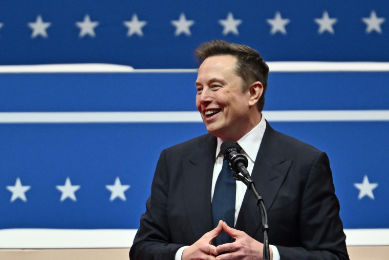 Elon Musk, à Washinton DC, le 20 janvier 2025 ( AFP / ANGELA WEISS )