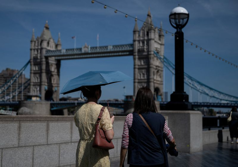 PHOTO D'ARCHIVES : Météo estivale à Londres