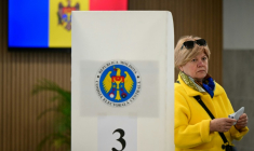 Les Moldaves élisent leurs nouveaux députés, Chisinau, le 28 septembre 2025 Les Moldaves votaient le 28 septembre 2025 ( AFP / Daniel MIHAILESCU )