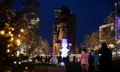 Dernier jour de shopping avant le réveillon de Noël en Allemagne