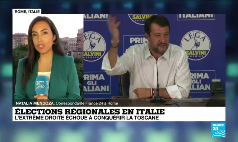 Élections régionales en Italie : l'extrême droite échoue à conquérir la Toscane