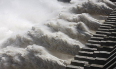 Le barrage des Trois-Gorges dispose d'une puissance installée de 22,5 gigawatts (illustration) ( AFP / STR )