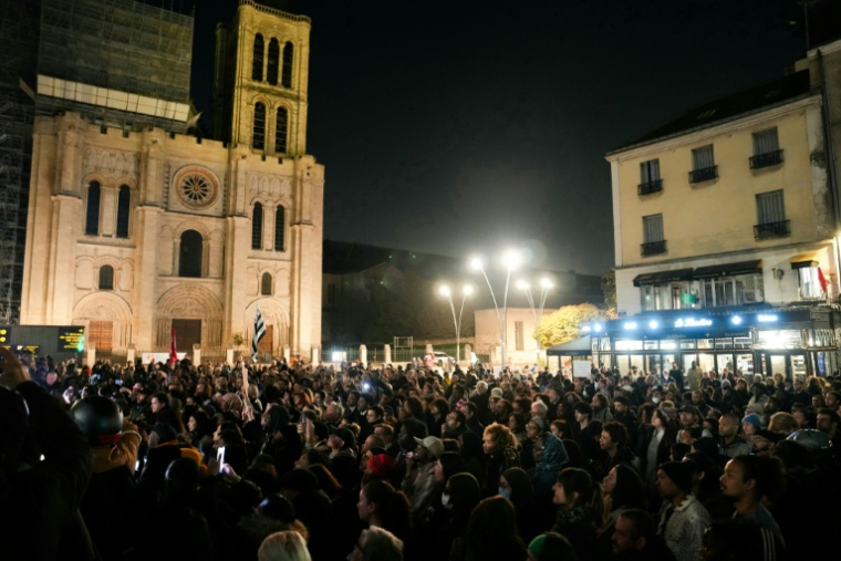 Rassemblement pour dénoncer le racisme et les discours de haine à Saint-Denis, le 28 octobre 2026 en Seine-Saint-Denis ( AFP / Dimitar DILKOFF )