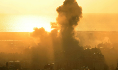 Après une frappe israélienne sur la banlieue sud de Beyrouth, le 10 mars 2026 ( AFP / Ibrahim AMRO )