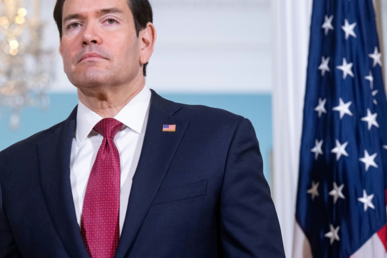 Le secrétaire d'Etat américain, Marco Rubio, le 7 avril 2026 à Washington ( AFP / SAUL LOEB )
