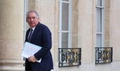 François Bayrou, le 12 décembre 2022 à l'Elysée. ( AFP / THOMAS SAMSON )