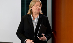 La ministre allemande du Travail, Bärbel Bas, à Berlin le 30 juillet 2025 ( AFP / John MACDOUGALL )