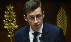 Le ministre de l'Éducation Édouard Geffray à Paris le 28 octobre 2026 ( AFP / JULIEN DE ROSA )