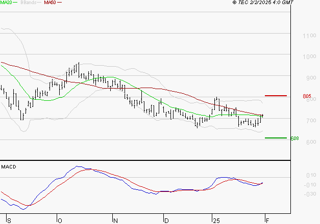 VOLTALIA : L'analyse ne suggère pas de baisse à moyen terme