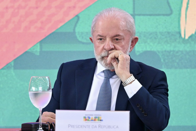Luiz Inacio Lula da Silva à Brasilia, au Brésil, le 5 août 2025. ( AFP / EVARISTO SA )