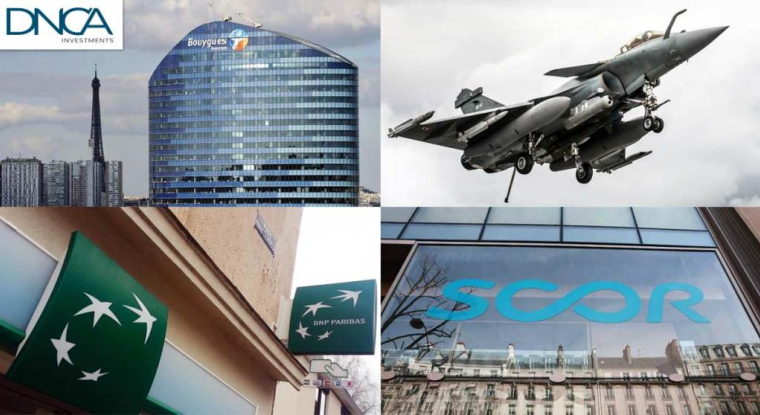 Les choix d'actions de DNCA. (© DR)