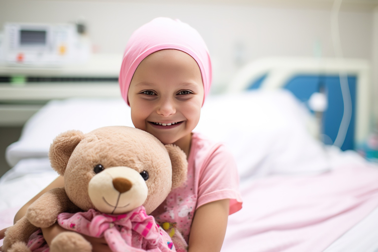 Il existe 60 cancers p&eacute;diatriques distincts et le d&eacute;veloppement de nouveaux traitements chez l&rsquo;enfant n&eacute;cessite la mise en place de programmes sp&eacute;cifiques, et donc d&rsquo;investissements sp&eacute;cifiques. (cr&eacute;dit: Adobe Stock/photo g&eacute;n&eacute;r&eacute;e par IA)
