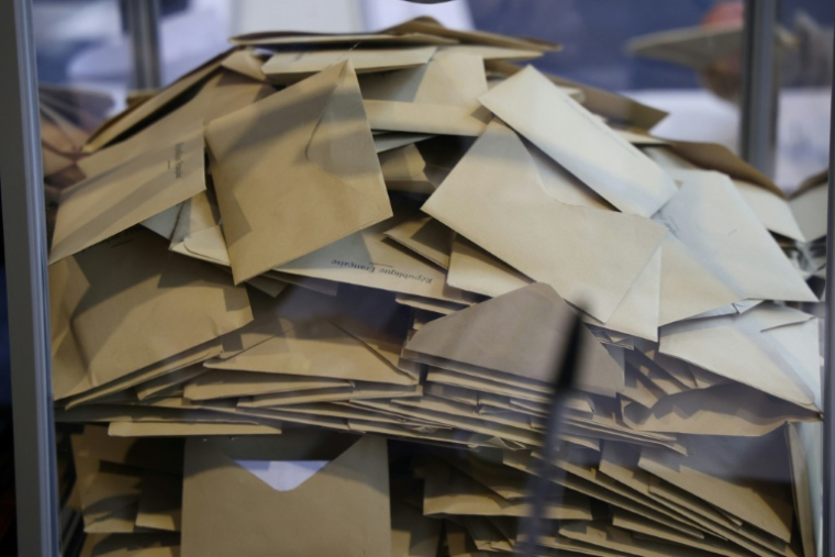 La justice a invalidé jeudi l'élection municipale de Montargis remportée de justesse par le Rassemblement national en mars, jugeant que la diffusion d'une vidéo diffamatoire avait pu altérer la sincérité du scrutin, ( AFP / Ludovic MARIN )