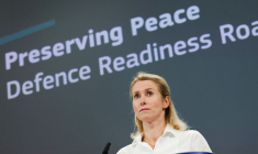 Haut représentant de l'Union pour les affaires étrangères et la politique de sécurité Kaja Kallas présente la "Feuille de route pour la préparation à la défense 2030"