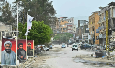 Destructions dans la ville de Nabatieh, dans le sud du Liban, le 18 avril 2026 ( AFP / FADEL itani )