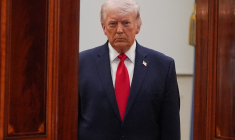 Donald Trump, le 1er avril 2026, à Washington DC ( POOL / ALEX BRANDON )