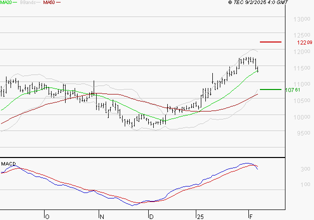 BIOMERIEUX : La situation technique est plutôt incertaine