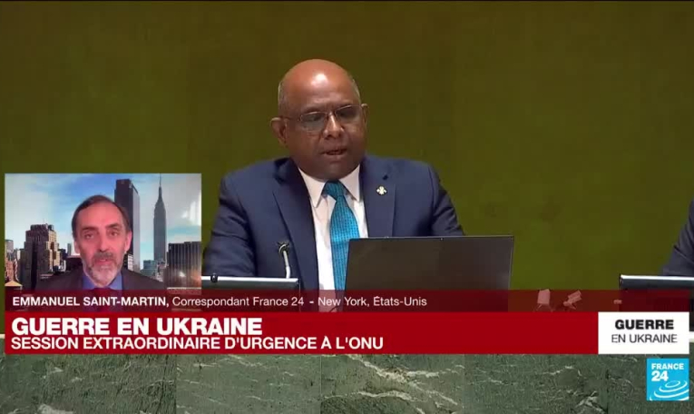 Guerre en Ukraine : session extraordinaire d'urgence à l'ONU