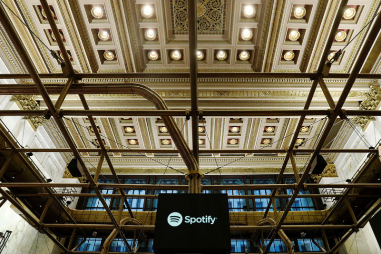 SPOTIFY DÉÇOIT AVEC SON CHIFFRE D'AFFAIRES, LE TITRE CHUTE