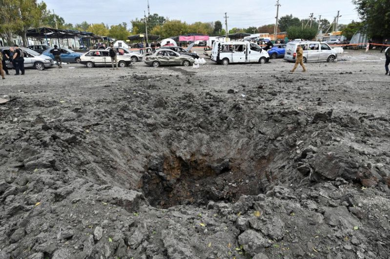 Un convoi civil touché par une frappe de missile russe à Zaporizhzhia
