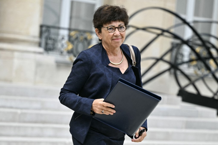 Monique Barbut à Paris, le 27 juillet 2026. ( AFP / LOU BENOIST )