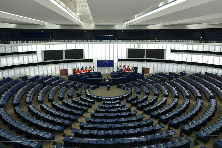 L'hémicycle européen à Strasbourg. (crédit : Gzen92)