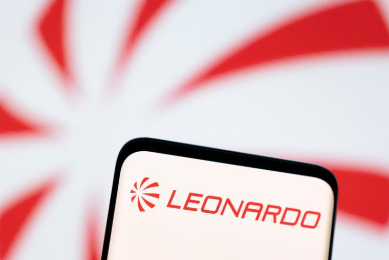 Illustration affichant le logo de Leonardo