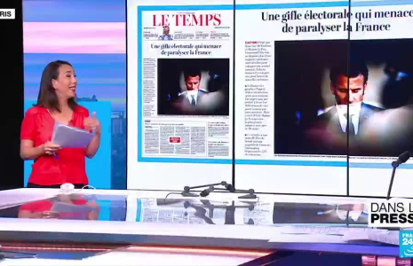 Législatives en France: "Un revers majeur pour Emmanuel Macron"