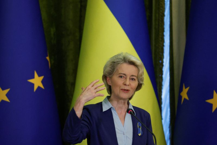VON DER LEYEN PROMET À KYIV UNE RÉPONSE SUR L'UE D'ICI UNE SEMAINE