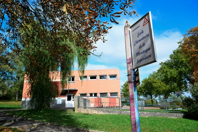 L'école élémentaire Montagne supérieure à Sarreguemines le 13 octobre 2025 ( AFP / Jean-Christophe VERHAEGEN )