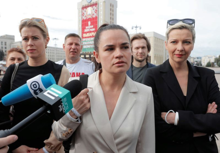 MACRON RENCONTRERA L'OPPOSANTE BIÉLORUSSE SVETLANA TSIKHANOUSKAÏA "SI ELLE EN FAIT LA DEMANDE"