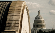Vue du Capitole américain à Washington, D.C., aux États-Unis