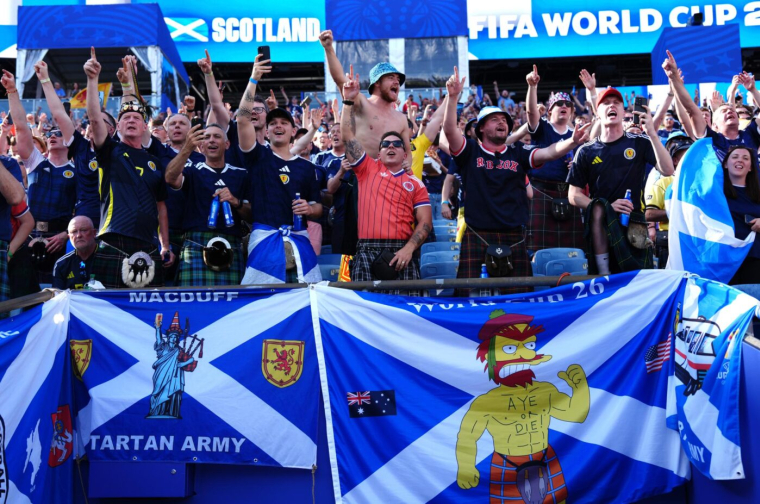 On a trouvé un Écossais supporter de la Norvège face à l'Angleterre
