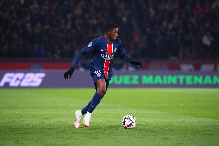 Ousmane Dembélé s’est entraîné à deux jours du choc face au Bayern Munich