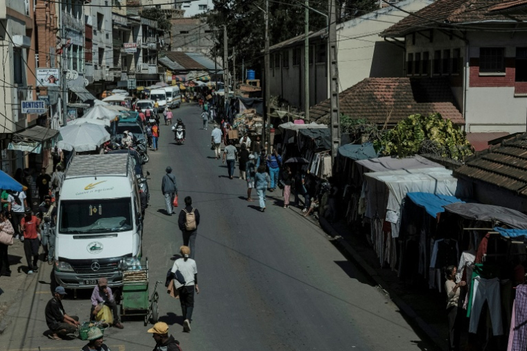 Une rue d'Antananarivo à Madagascar le 17 septembre 2026 ( AFP / Razafindrakoto Mamy Nirina )